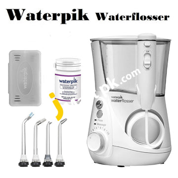 Waterpik Whitening Professional Water Flosser Electric Oral Irrigator Whitens Teeth Gently -